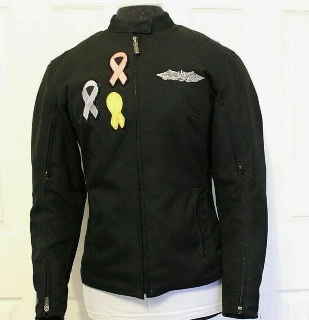 STREET & STEEL Women Small Black Lined Armored Motorcycle Jacket